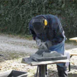 Bildhauerarbeiten am Rotter Oktober 5