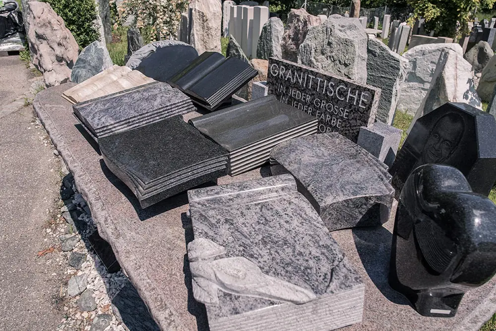 Arten von Grabsteinen in Deutschland I